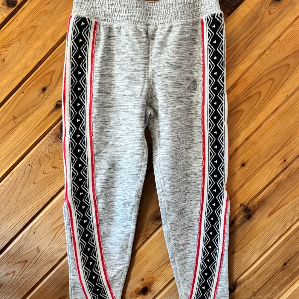Free People Movement Ridge Leggings Jogger Sweatpants Heather Grey Small